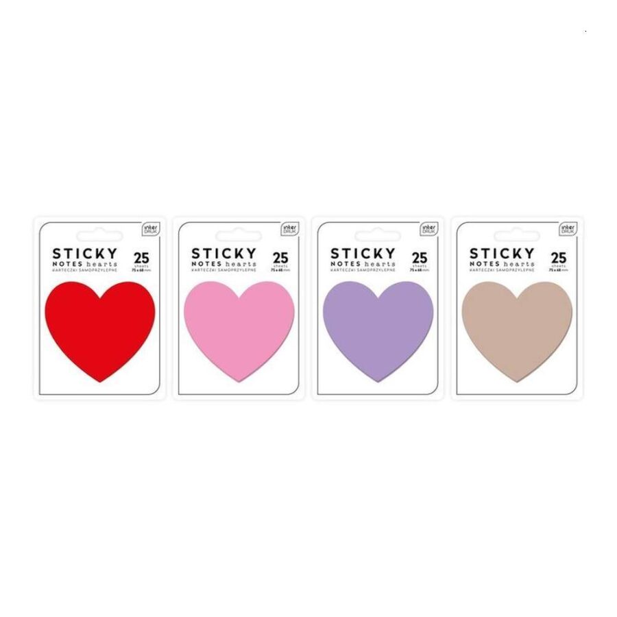 Notas Adhesivas Corazones