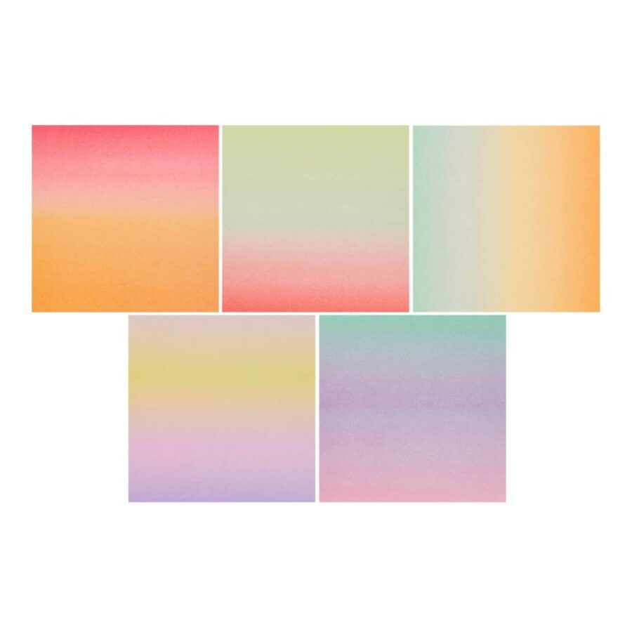 100 Hojas Origami Duo Color 15x15