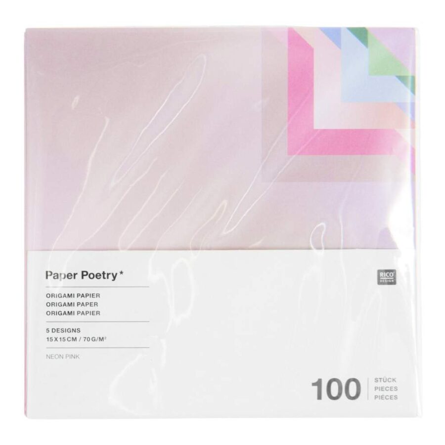 100 Hojas Origami Blurry 15x15