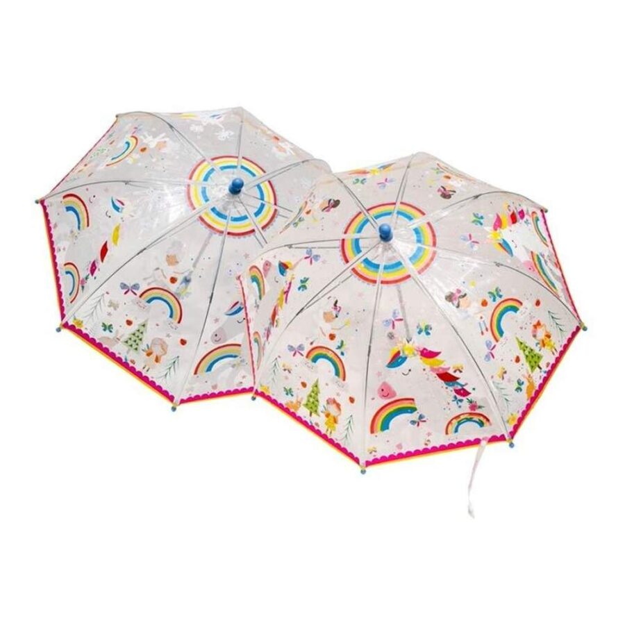 Paraguas Cambio De Color Rainbow Fairy