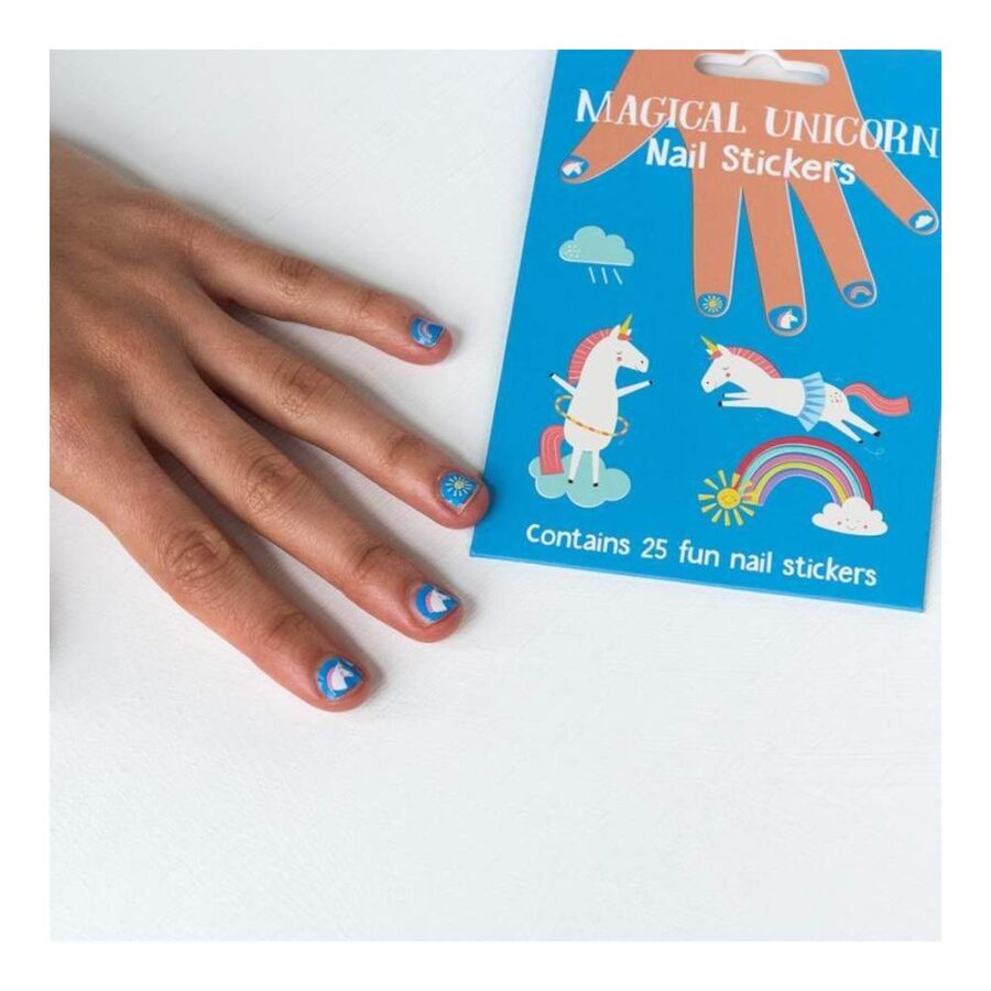 Pegatinas Uñas Unicornio Mágico