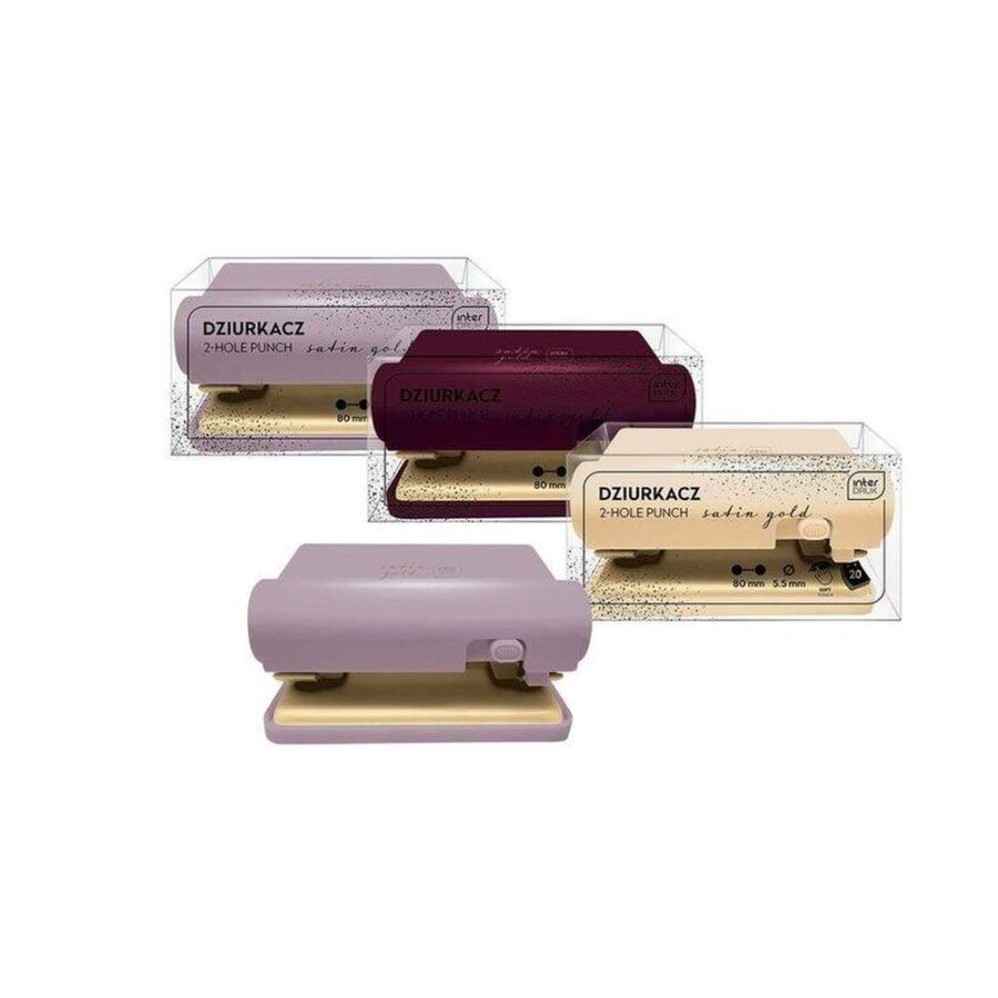 Perforadora Satin Gold