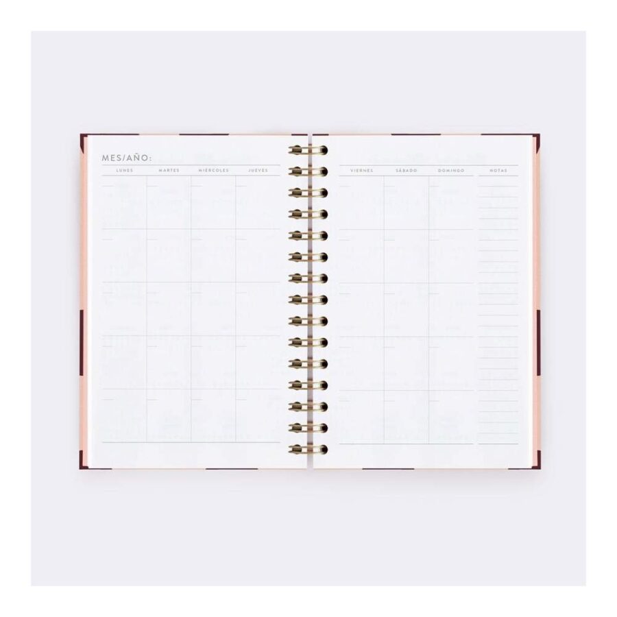 Planes Planificador Mensual Pink & Cherry