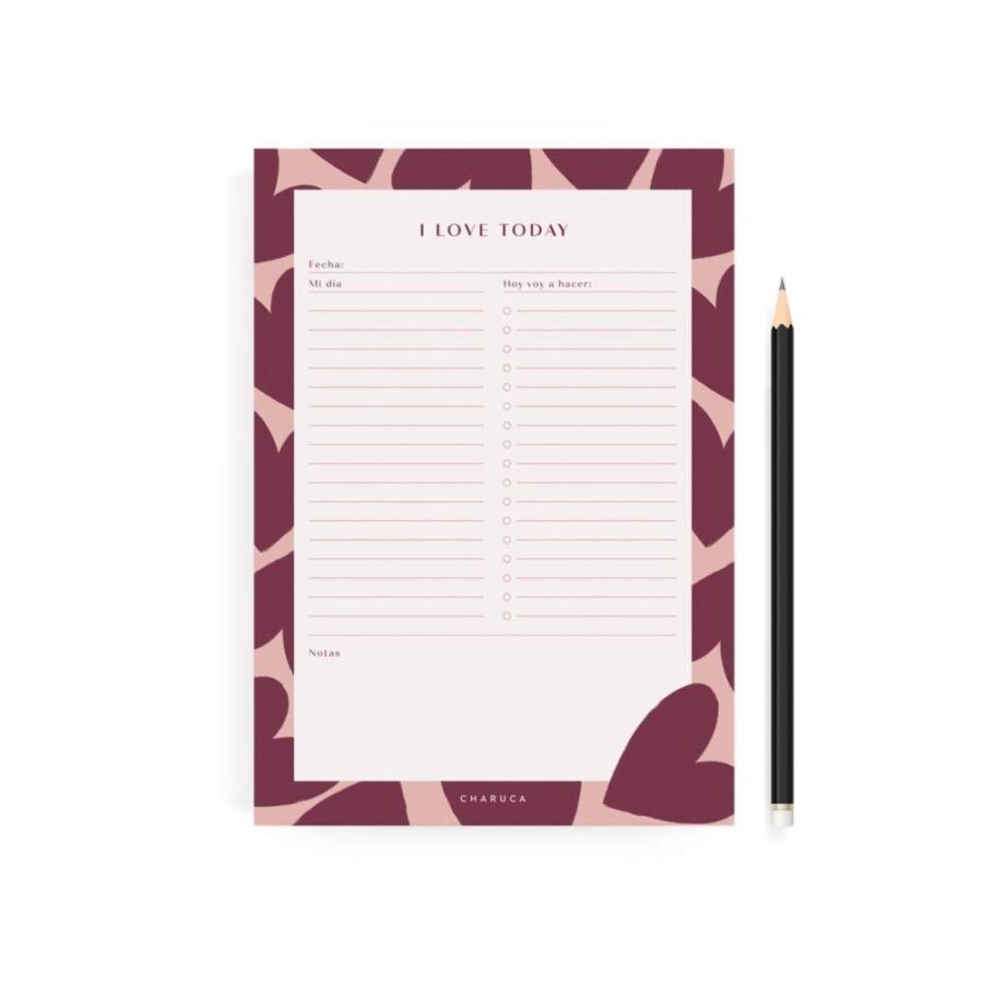Planificador Diario Love A5