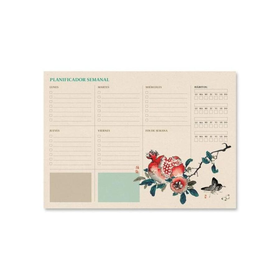 Planificador Semanal A4 Japanese