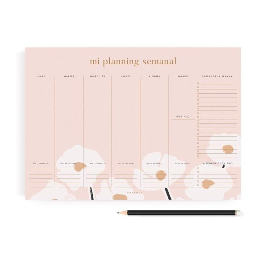 Planificador Semanal Blossom A4