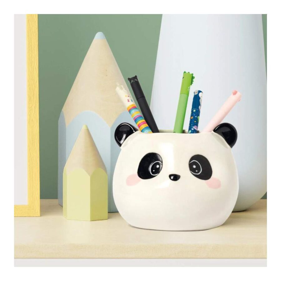Portalápices Cerámica Panda