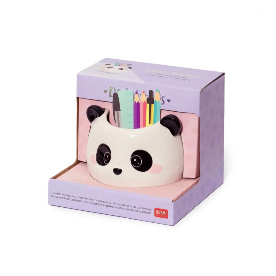 Portalápices Cerámica Panda