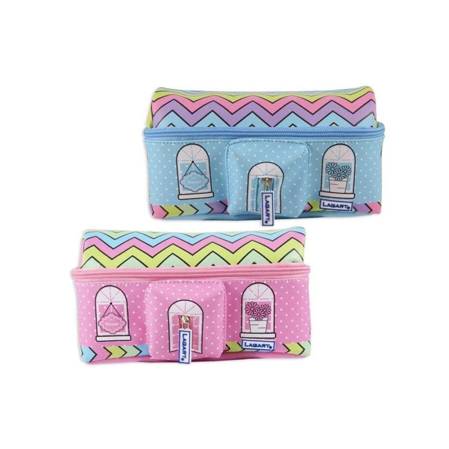 Portatodo Casita Con Bolsillo Frontal