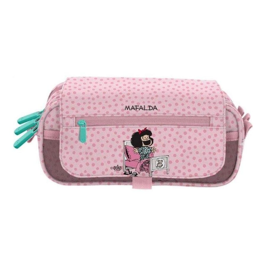 Portatodo Triple Con Solapa Mafalda Morning