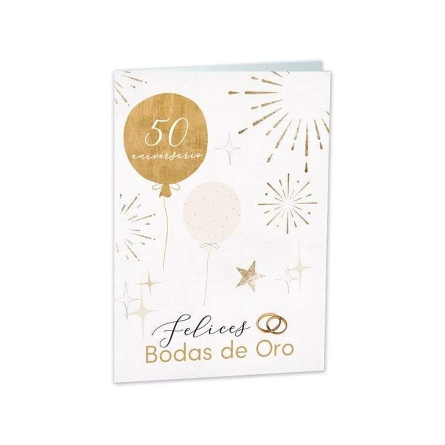 Postal Bodas Oro