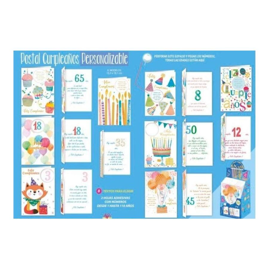 Postal Cumpleaños Personalizable
