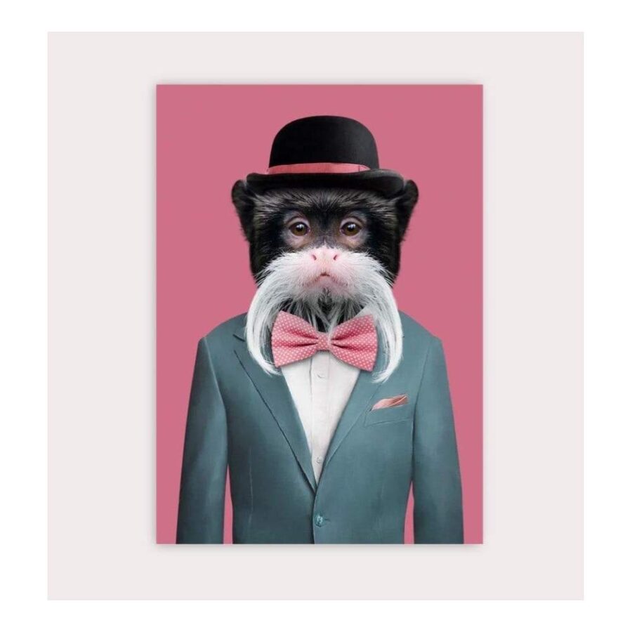 Postal Zoo Portrait Emperor Tmarin
