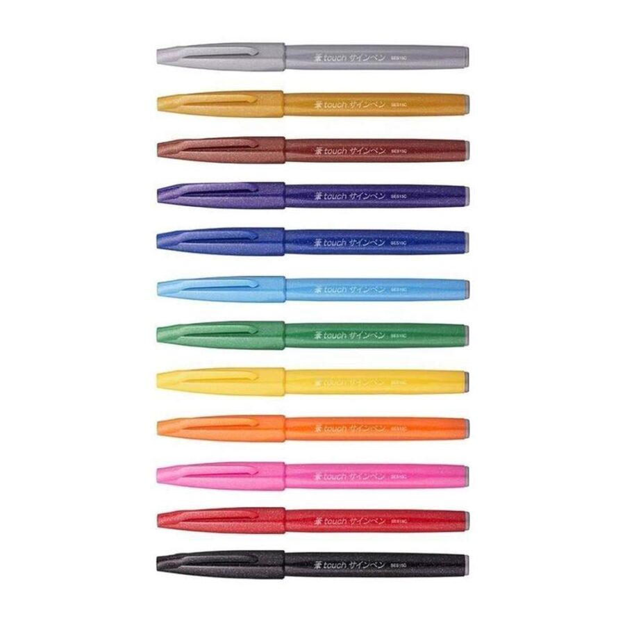 Rotulador Pentel Touch Azul