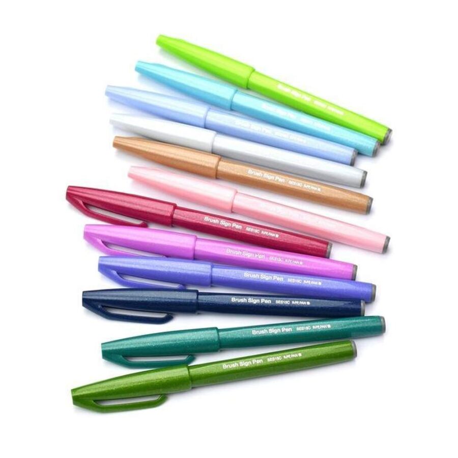 Rotulador Pentel Touch Azul Claro
