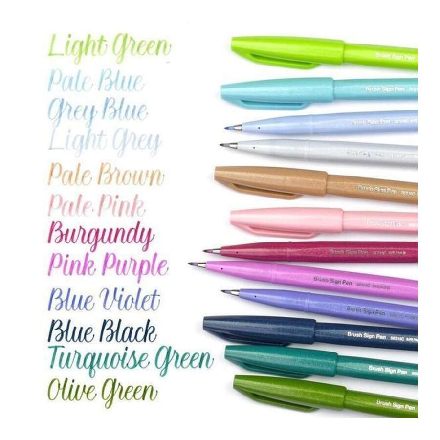 Rotulador Pentel Touch Azul Claro