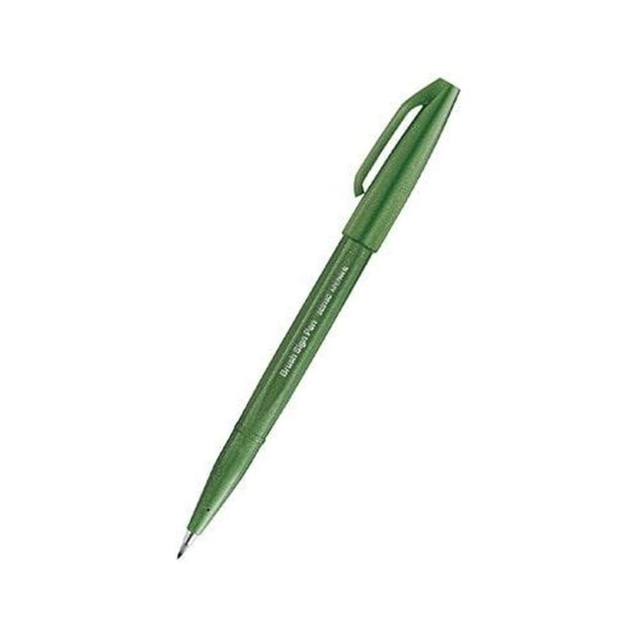 Rotulador Pentel Touch Verde Oliva