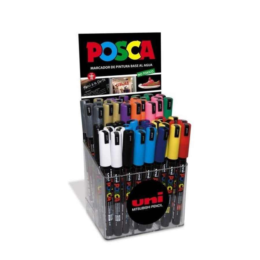 Rotulador Posca 0.7mm Azul Claro