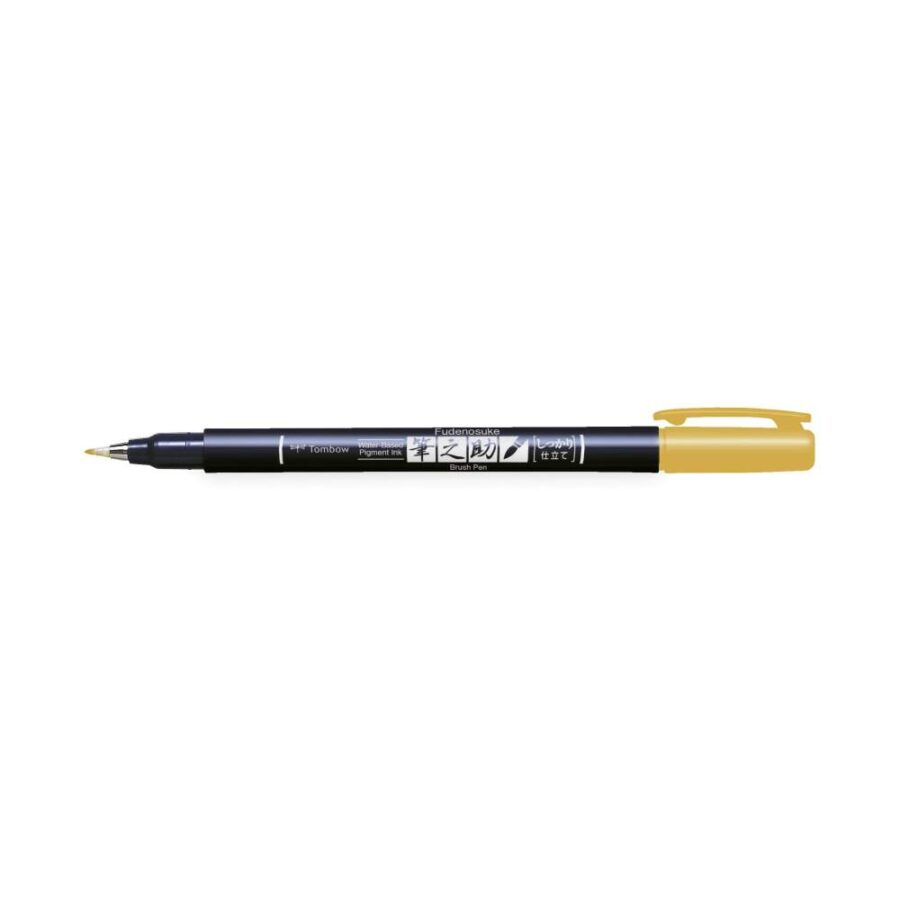 Rotulador Tombow Fudenosuke Amarillo