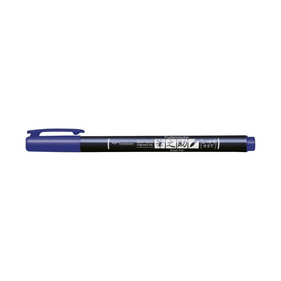 Rotulador Tombow Fudenosuke Azul