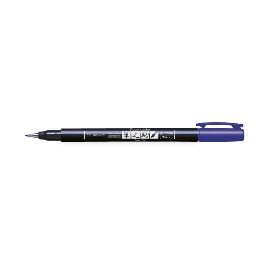 Rotulador Tombow Fudenosuke Azul