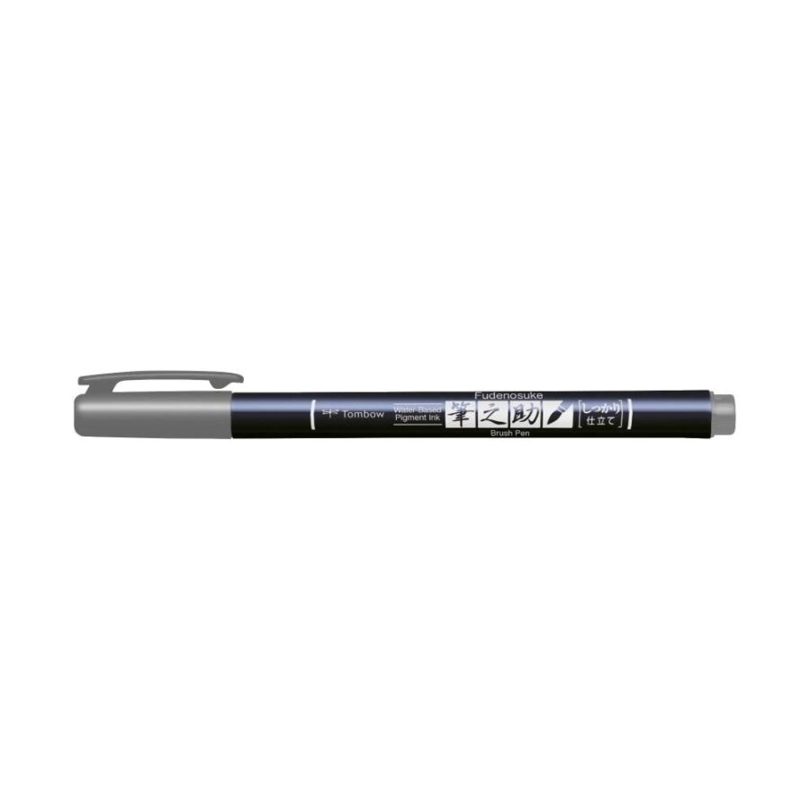 Rotulador Tombow Fudenosuke Gris