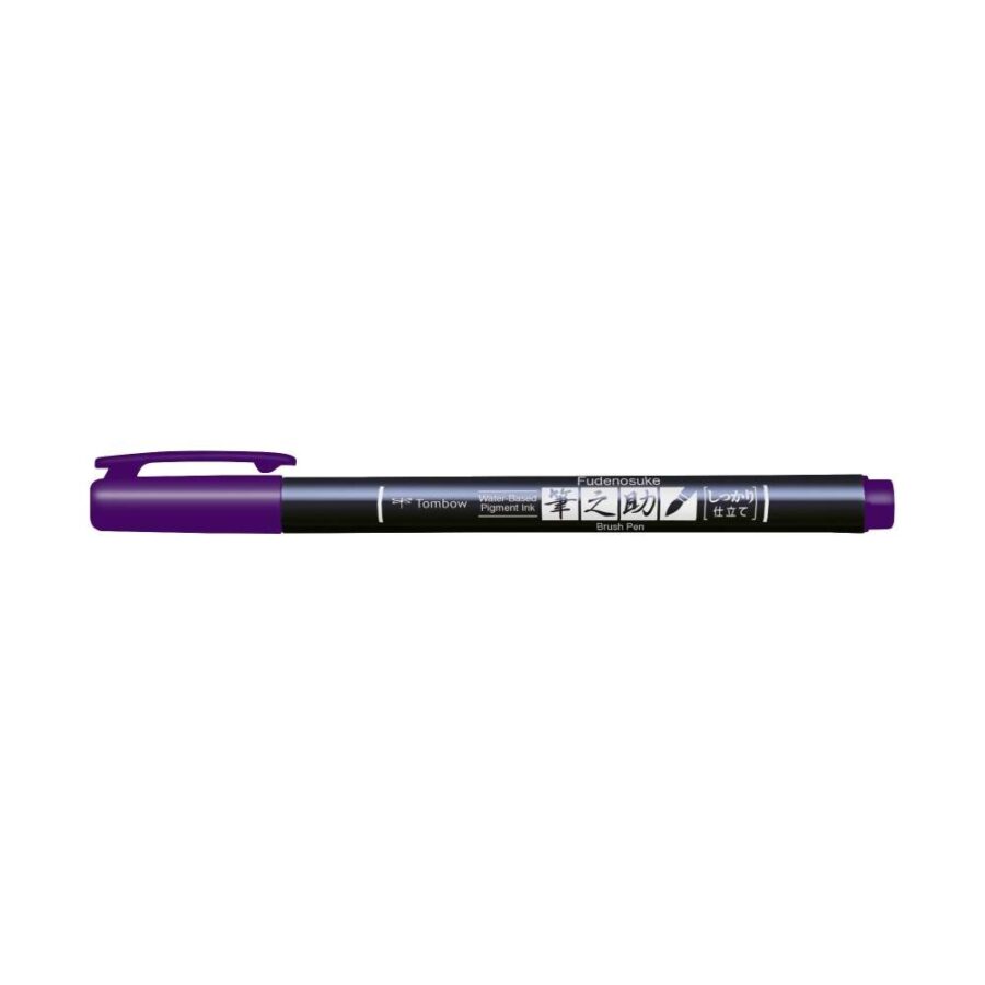 Rotulador Tombow Fudenosuke Violeta