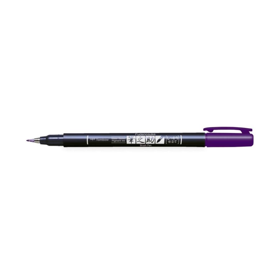 Rotulador Tombow Fudenosuke Violeta