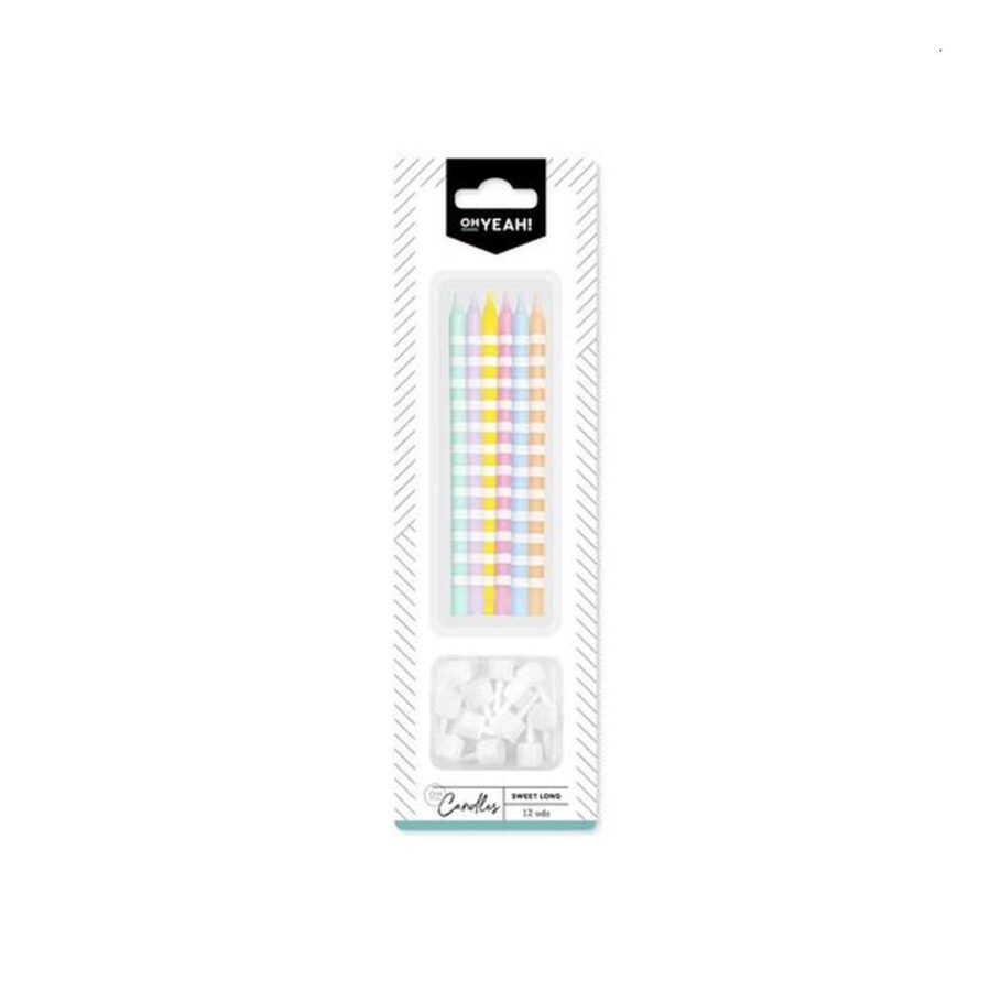 Set 12 Velas Extralargas