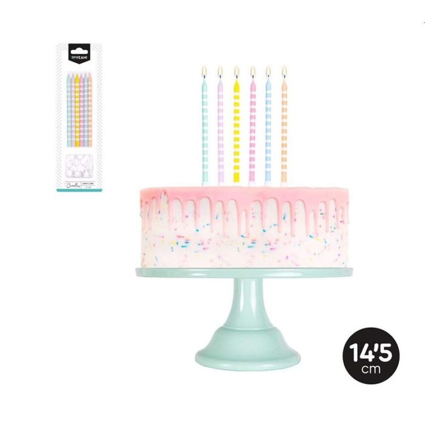 Set 12 Velas Extralargas