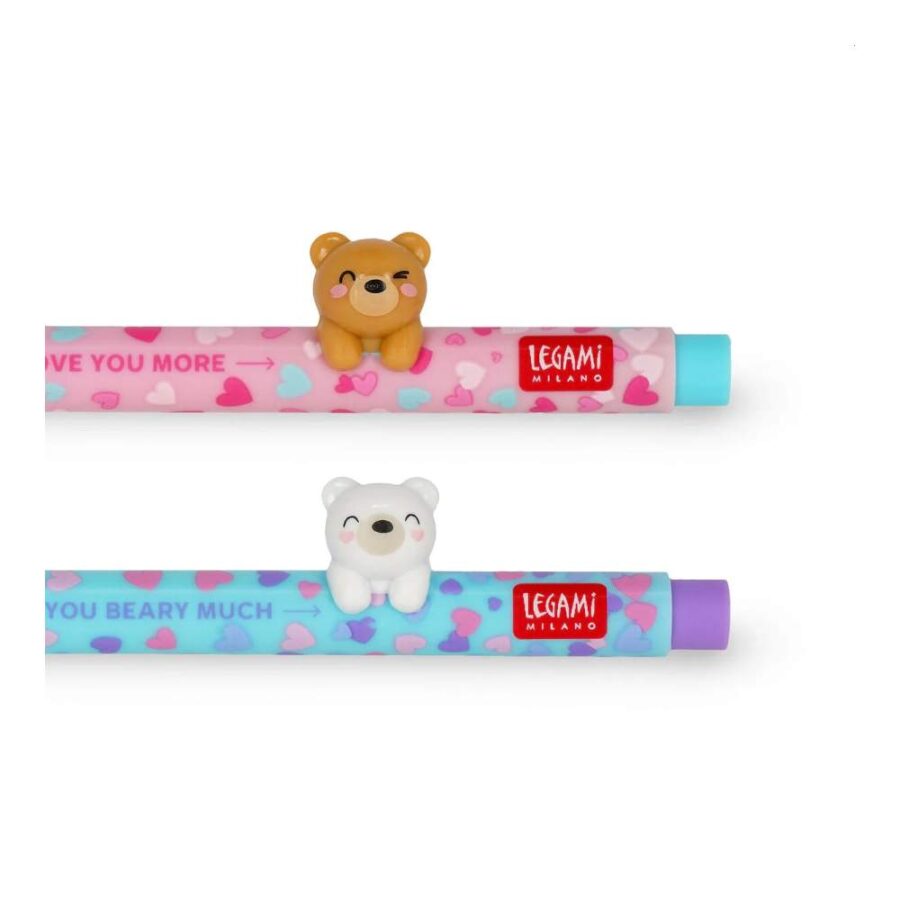 Set 2 Bolígrafos Con Animal Decorativo - Love