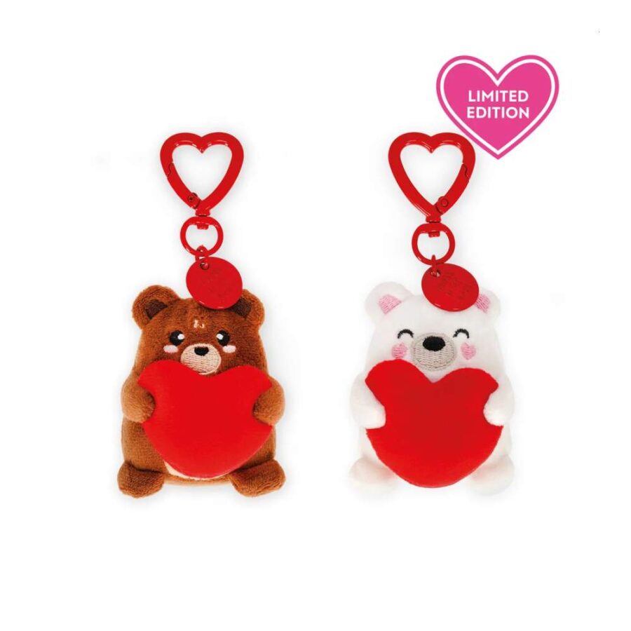 Set 2 Llaveros De Peluche