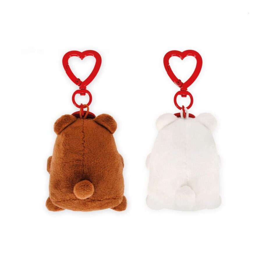 Set 2 Llaveros De Peluche