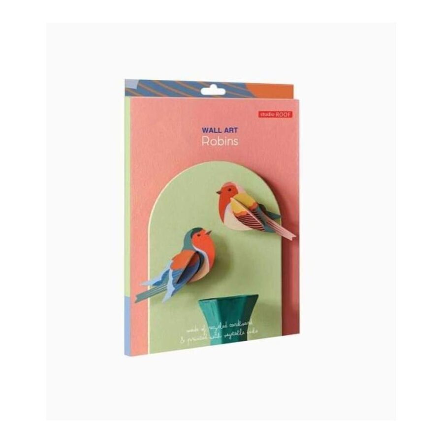 Set 2 Pájaros Robins