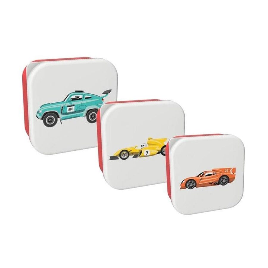 Set 3 Fiambreras Portameriendas Cars