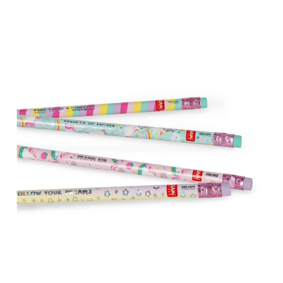 Set 4 Lápices Perfumados Unicornio