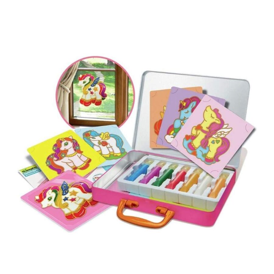 Set Arte Para Ventanas Unicornio