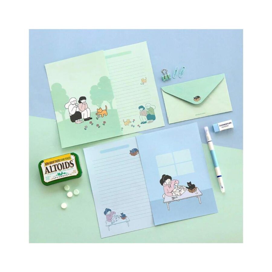 Set Carta Haru Gatos