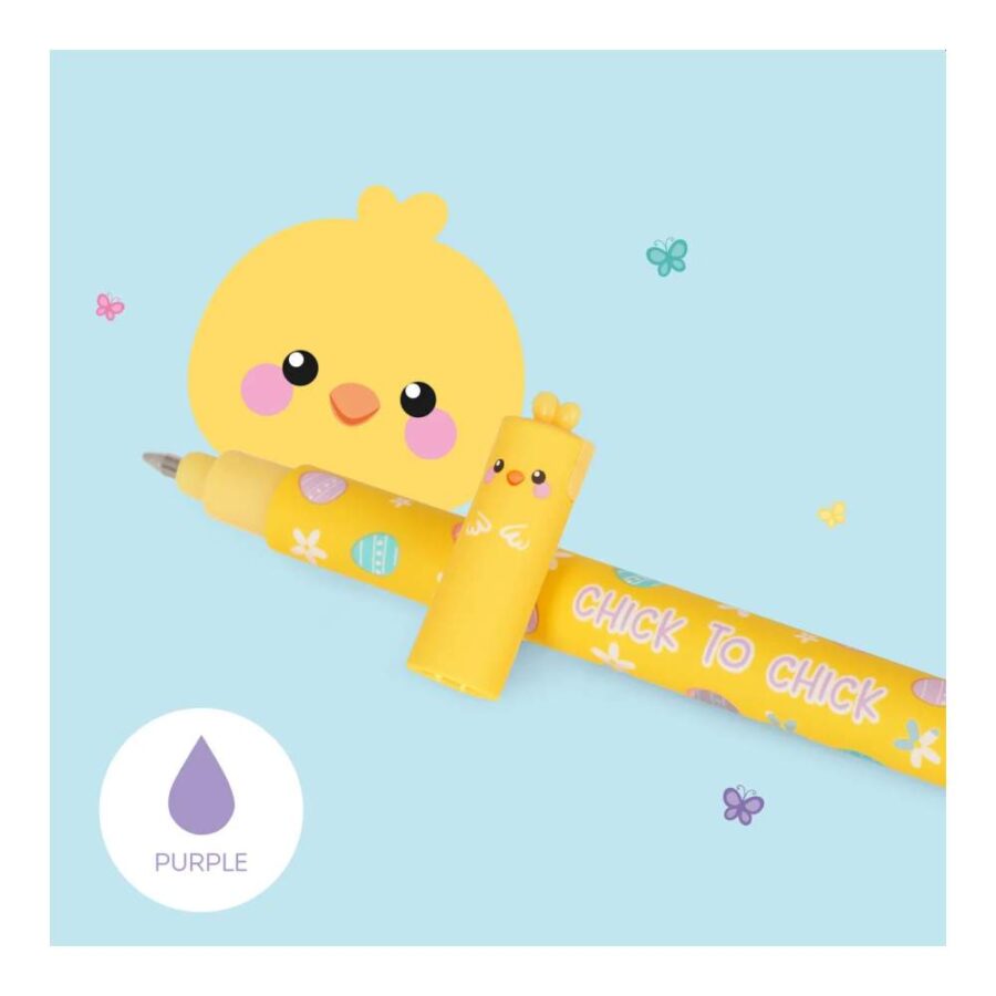 Set De 2 Bolígrafos De Gel Borrables Bunny + Chick