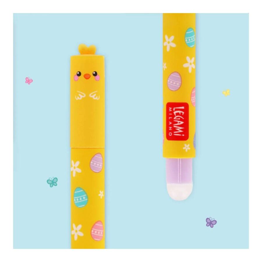 Set De 2 Bolígrafos De Gel Borrables Bunny + Chick