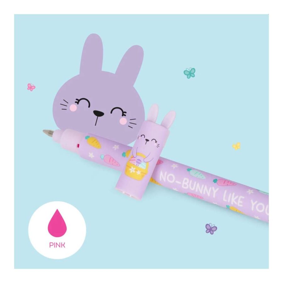 Set De 2 Bolígrafos De Gel Borrables Bunny + Chick