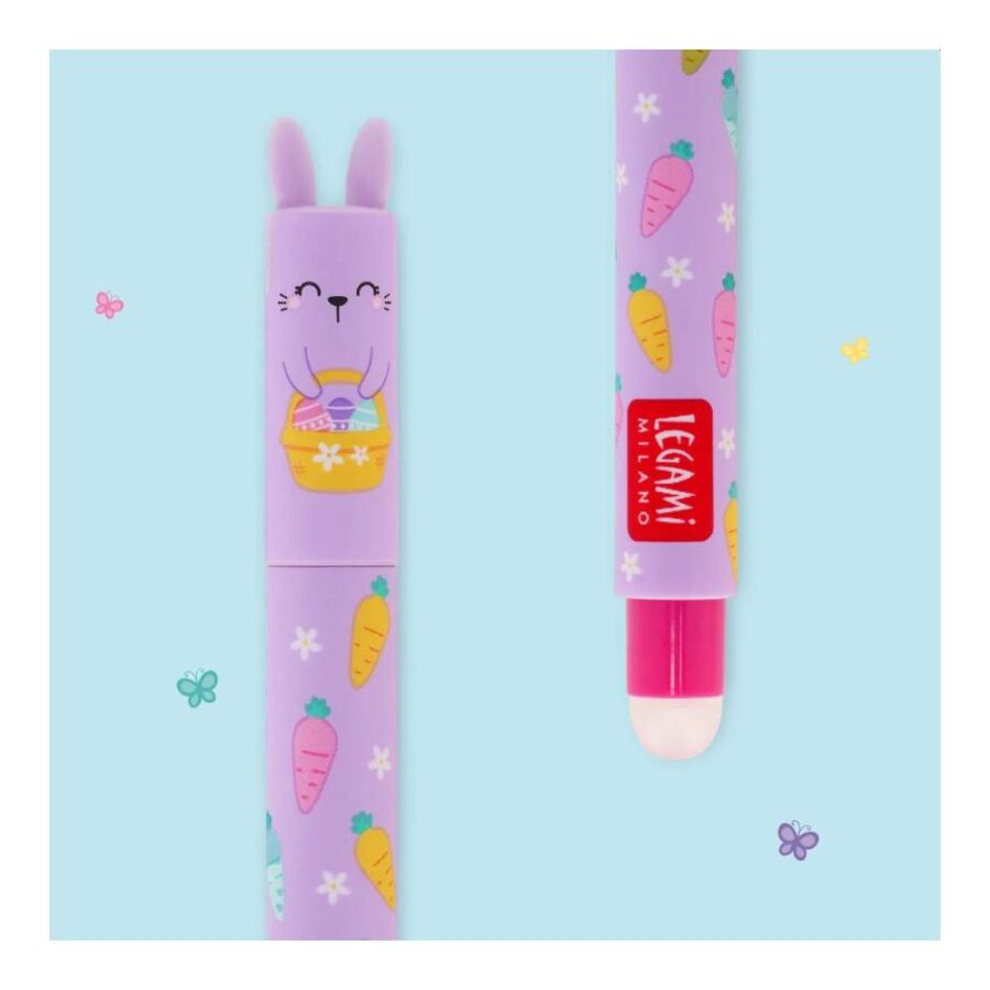 Set De 2 Bolígrafos De Gel Borrables Bunny + Chick
