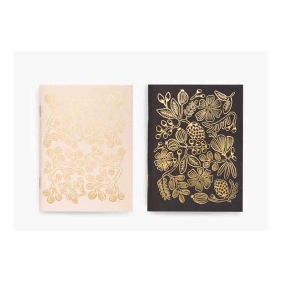 Set De 2 Cuadernos Gold Foil Pocket