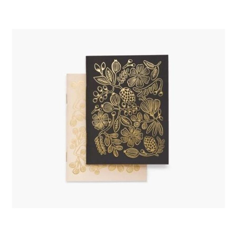 Set De 2 Cuadernos Gold Foil Pocket