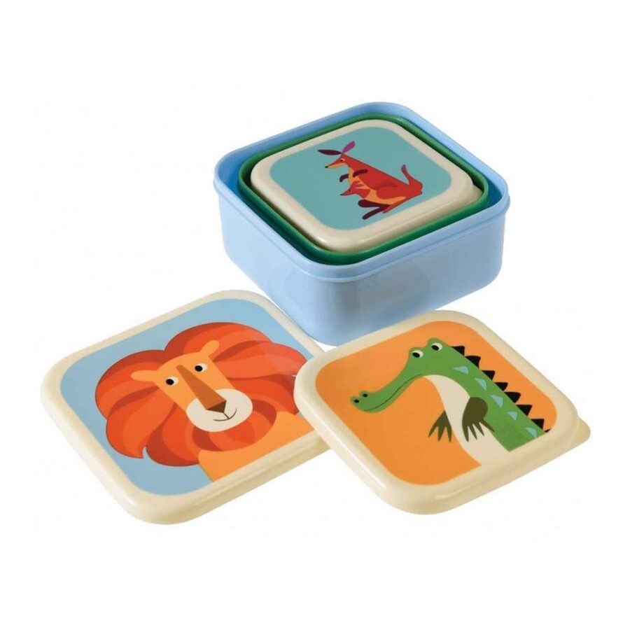 Set De 3 Cajas Almuerzo Colorful