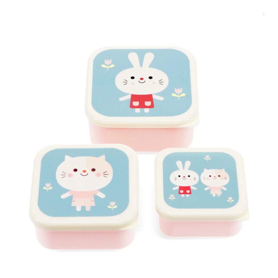 Set De 3 Cajas Almuerzo Lottie And Friends