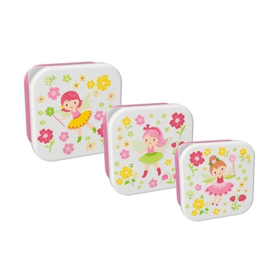 Set De 3 Fiambreras Portameriendas Fairy Hadas