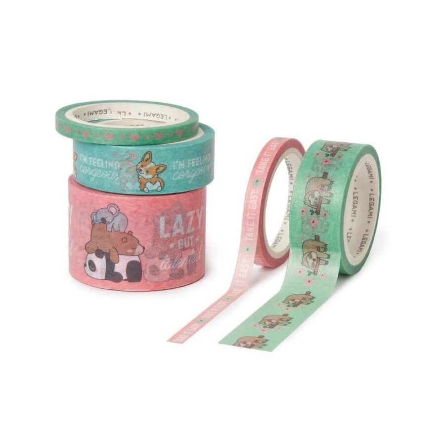 Set De 5 Cintas Adhesivas De Papel