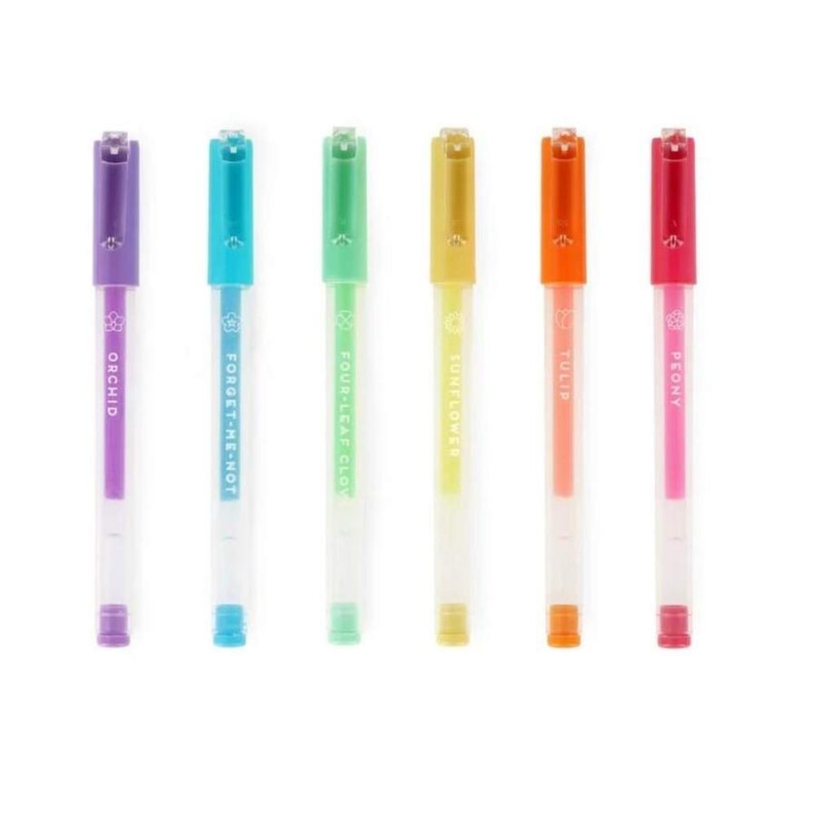 Set De 6 Bolígrafos De Gel Pastel