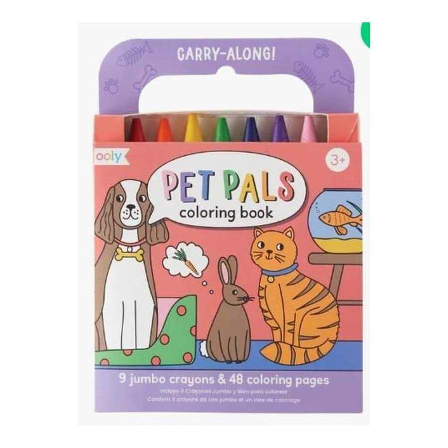 Set De Viaje Para Colorer Mascotas